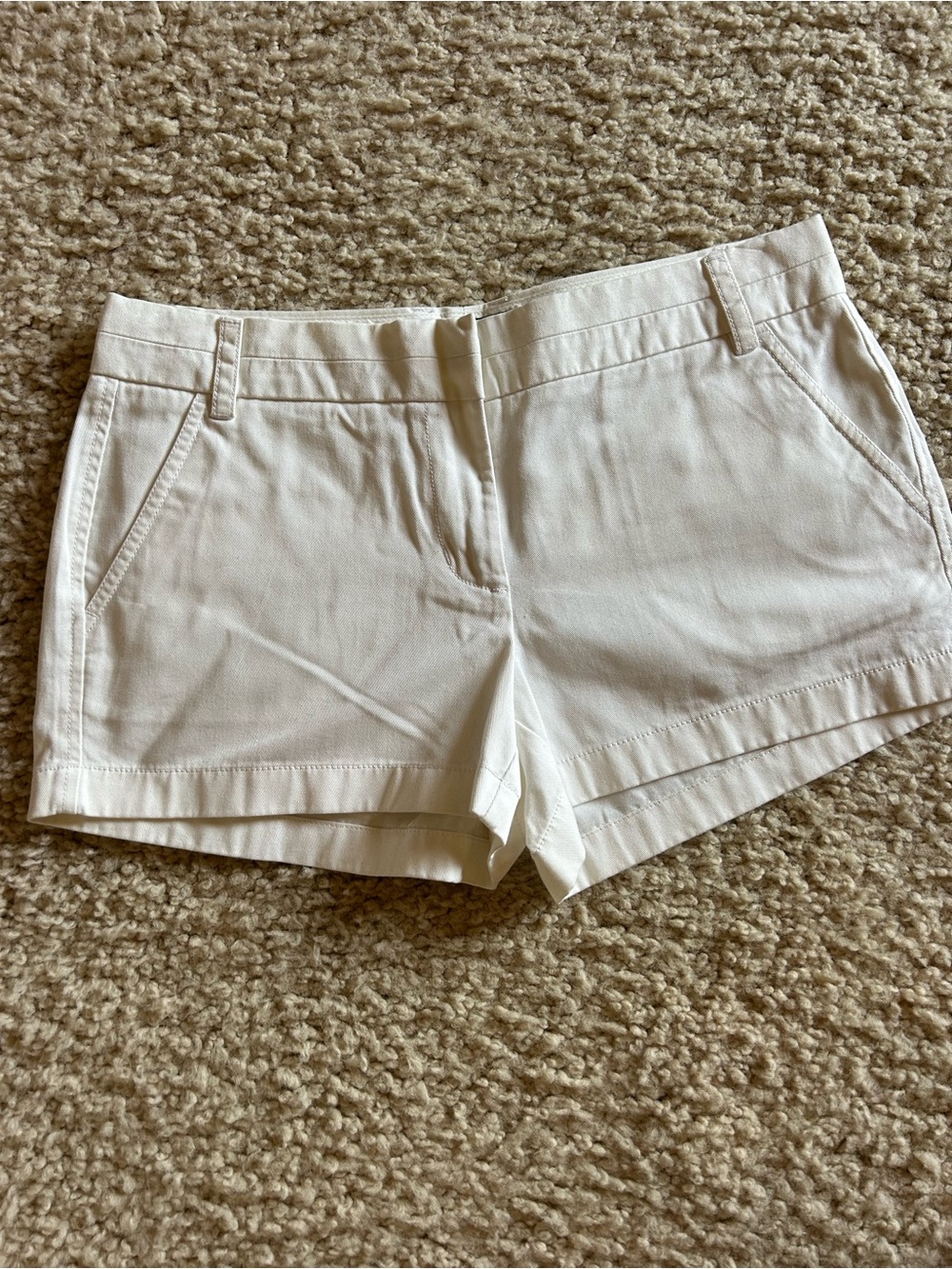 J Crew Women’s White Casual Stretch Shorts